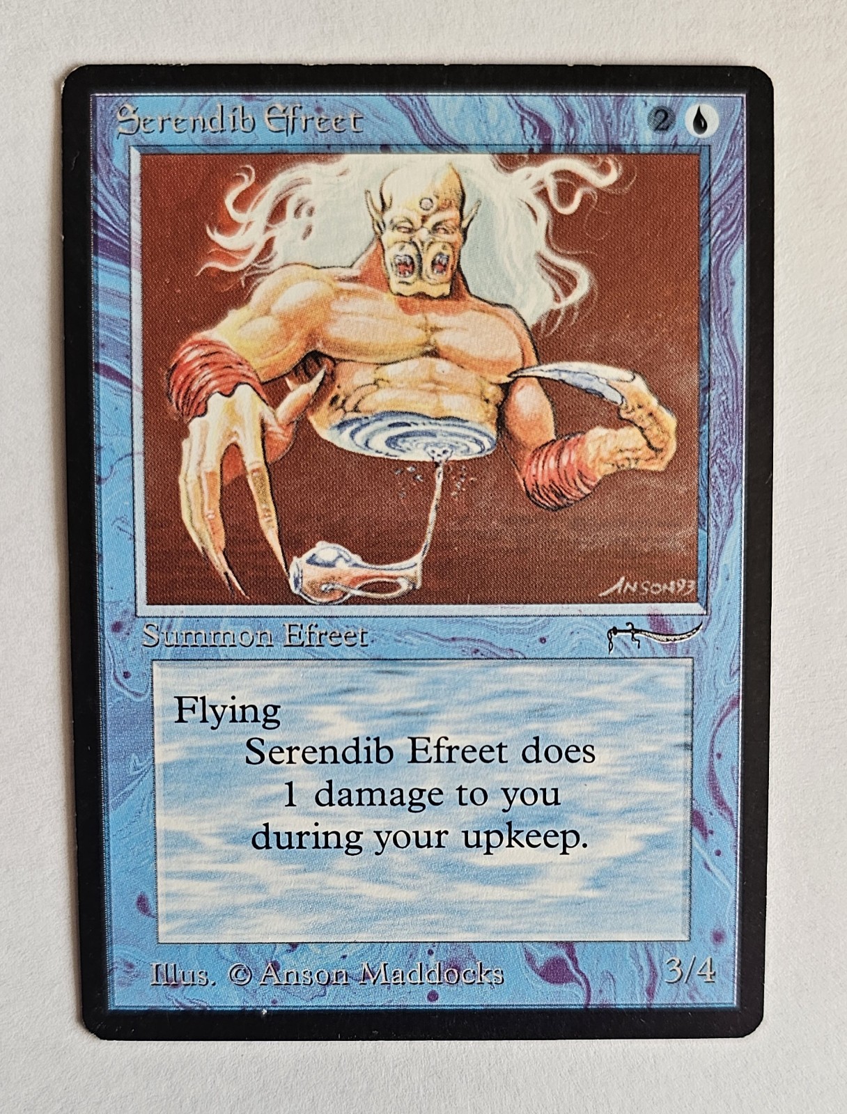 Serendib Efreet - Arabian Nights 1993 - EX  - Magic the Gathering - MTG