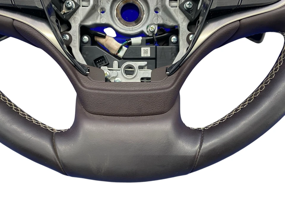 2018-2023 LEXUS LS500 FRONT LEFT DRIVER STEERING WHEEL BLACK LEATHER OEM - Image 3 of 4