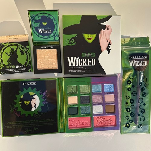 One/Size WICKED Unlimited Eye Face Palette Defying Gravity Highlighter Brush 3pc - Picture 1 of 13