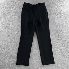 Uniqlo Womens Pants Black Size Medium High Rise Career Work Polyester Blend