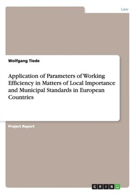 Tiede - Application of Parameters of Working Efficiency in Matters of  - G555z