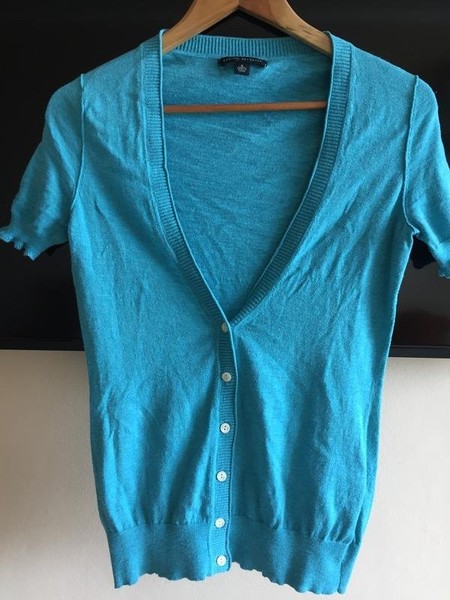 Women Banana Republic Sweater Turquoise 36 / S /