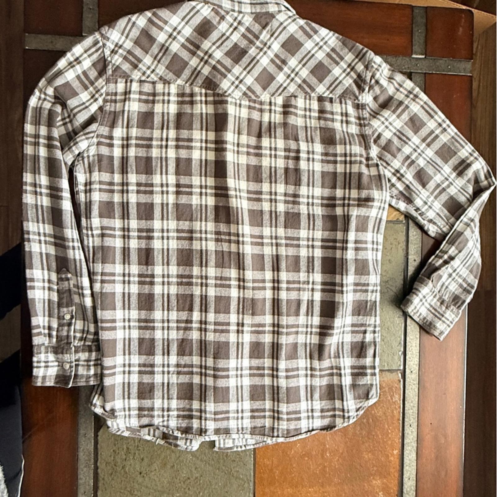 Rugged point authentic flannel large  western wea… - image 4