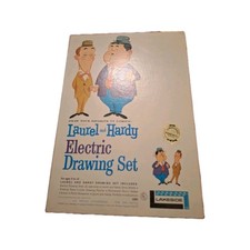 Lakeside Laurel and Hardy Electric Drawing Set & Portfolio 1968 Vintage Lakeside Laurel and Hardy Electric Drawing Set & Portfolio 1968 Vintage