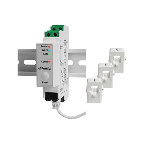 Shelly Pro 3EM - 3-Phasen Energiezähler