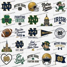 Notre Dame NFL  Waterslide Nail Decals Set of 50 Instructions & Bonus JM