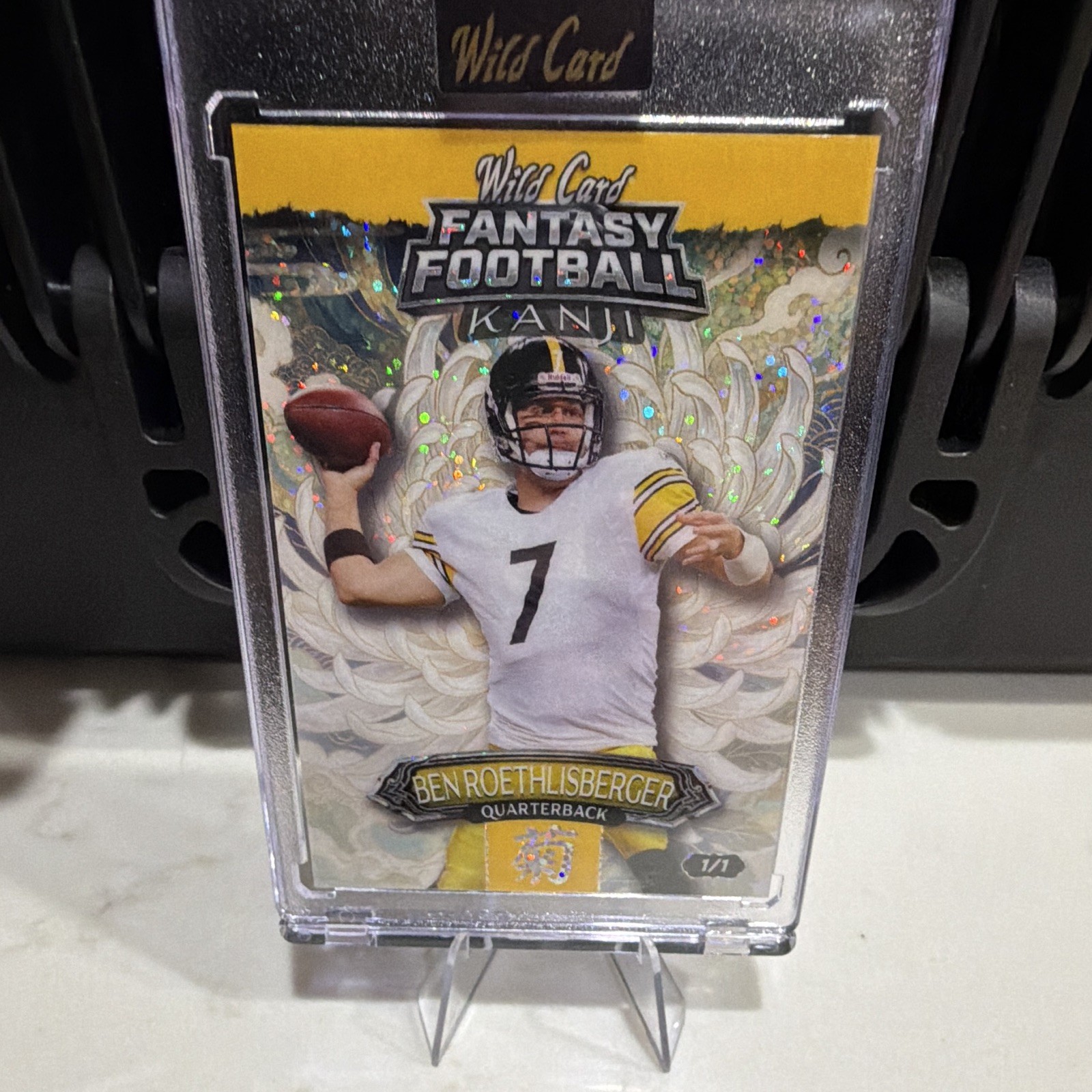 Wild Card 2026 Fantasy Football Kanji Ben Roethlisberger Holo /7 FMKFH2-BR