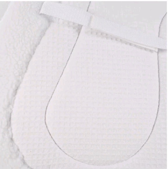Horze Airflow Close Contact Shaped Pad - White - Horse,Saddle Pads-new with tags