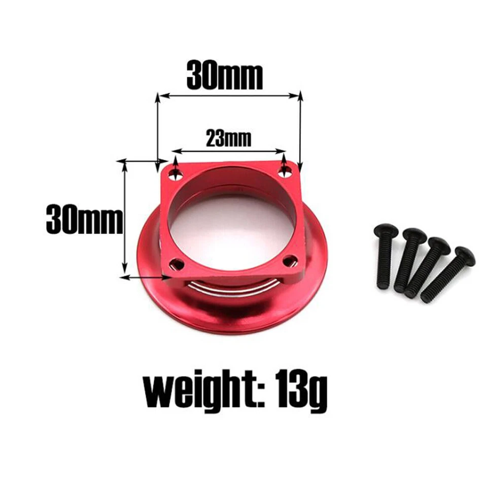 Drift Model Car Racing ESC Motor Metal Fan Cover Air Inlet for RC Car 30 x 30MM - Image 2 of 4