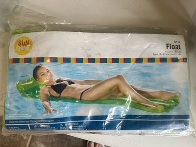 Sunshine Inflatable Adult  Raft Mattress Swimming Pool Float 72'' For Adults NEW