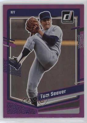2023 Panini Donruss Holo Purple Tom Seaver #190 HOF gc7