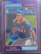 2023 Topps Heritage High Number - Travis Jankowski #678 Chrome Purple Refractor