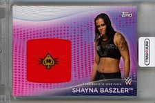 2021 Topps WWE Women Division Shayna Baszler Superstar Logo Patches /150