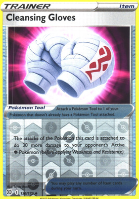 Cleansing Gloves 136/172 Near Mint SWSH09: Brilliant Stars Pokemon Shipnow