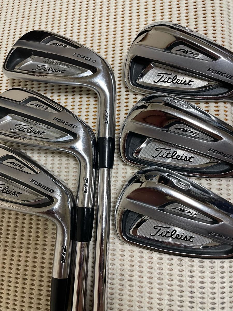 Titleist AP2 714 Iron set 5-9+Pw NS PRO 950GH S 6pcs Right-Handed Golf Club Used