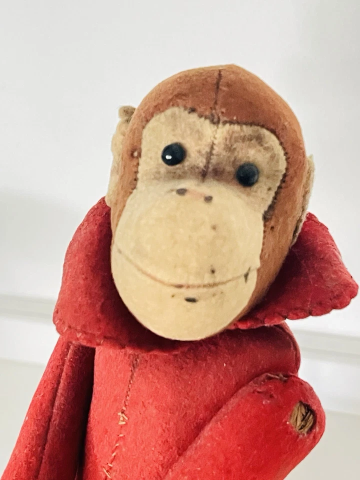 Steiff Record Peter  1913-1938 20cm Alter Affe Auf Rädern Old Monkey On Wheels - Bild 3 von 4