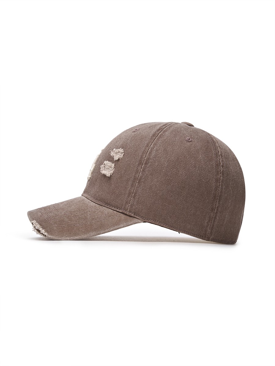 キャップ MLB Korea Damage Washed Unstructured Ball Cap LA LBrown 3ACP MLB Damage Washing Unstructured Ball Cap La 3ACPVV34N-07BRL
