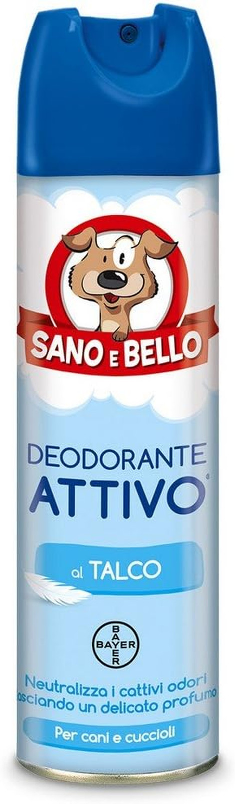 Deodorante Al Talco Attivo 250Ml Spray - Freschezza Lunga Durata