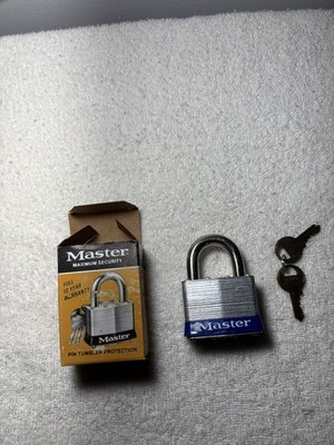 Master Lock #5 Pad Lock Brand New In Original Package. Quality Made In USA