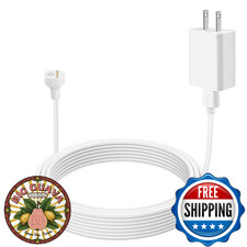 Google Nest Cam Battery Power Cable 16ft Weatherproof Charging Adapter for Outdo