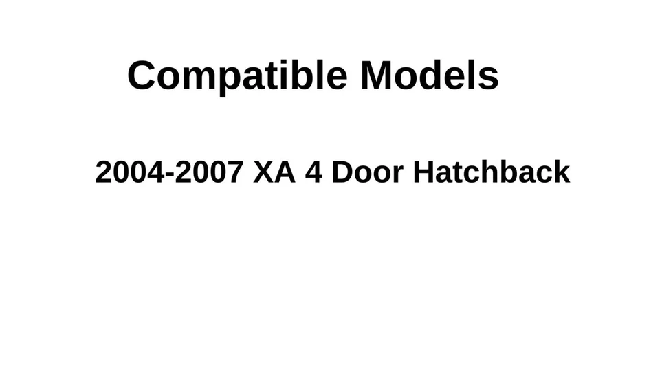 Fits 2004-2007 Scion XA Passenger Right Side Front Door Window Glass Foto 3 de 4