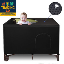 Blackout Cover for Pack N Play - Crib Blackout Cover Tent - Canopy Cover - Breat