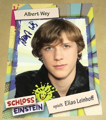 Albert Wey Autogrammkarte Schloss Einstein mit Druck Autogramm Karte TV #24