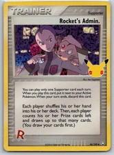 Rocket's Admin. 86/109 Celebrations: Classic Collection Pokemon Holo NM