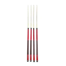 Viper Elite Wrapped Pool Cues - 19 And 20 Ounces - Red - Set of 4