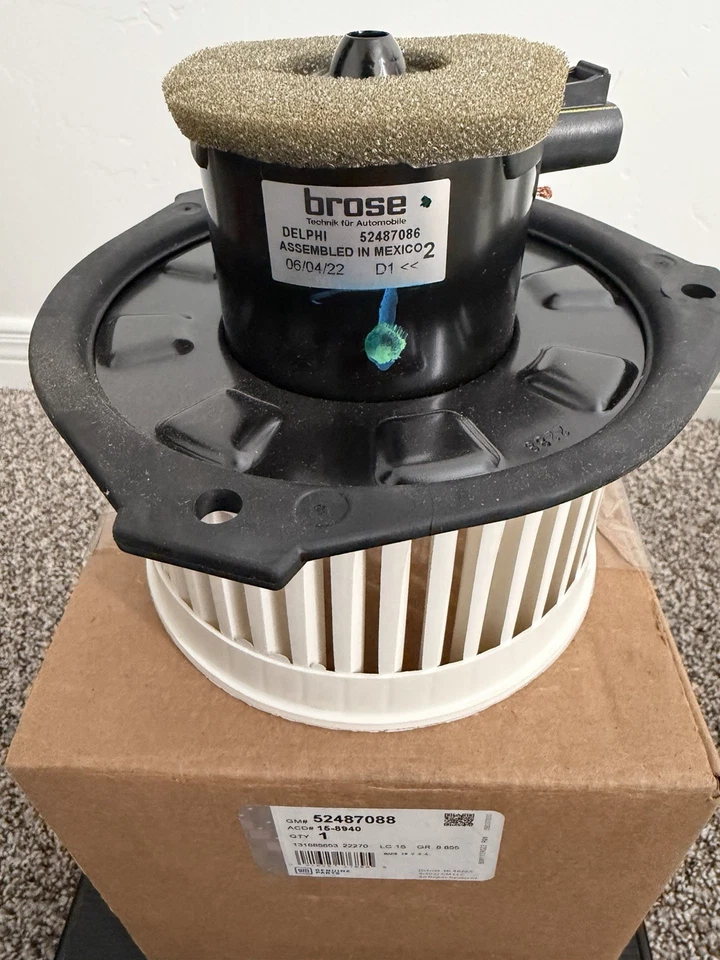 Motor calentador soplador con rueda para Chevy Corvette, Impala, Monte Carlo, Grand Prix Foto 3 de 4