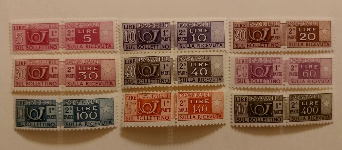ITALY ITALIEN ITALIA Pacchi Postali 1955-79 600 Lire Nuovo MNH - Foto 12