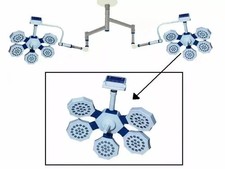 Examen de la lumière LED OT et lumières chirurgicales OT lampe opératoire thé...