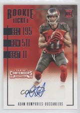 2016 Panini Contenders Rookie Ticket Adam Humphries #265 Auto 0a6