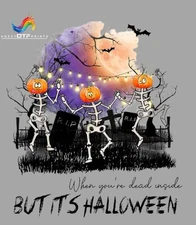 DTF transfer Halloween Boo , 