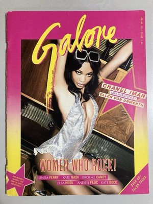 GALORE Magazine No2 2013 SPRING Chanel Iman  Ellen Von Unwerth Bunny Yeager