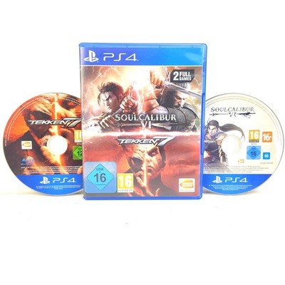 Playstation 4 Spiele Soulcalibur 6 + Tekken 7 - 2 Full Games PS4