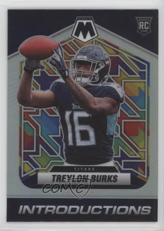 2022 Panini Mosaic Introductions Silver Prizm Treylon Burks #I-9 Rookie RC 16wc