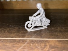 Vintage Marx Battlground German Motorcycle Dark Gray