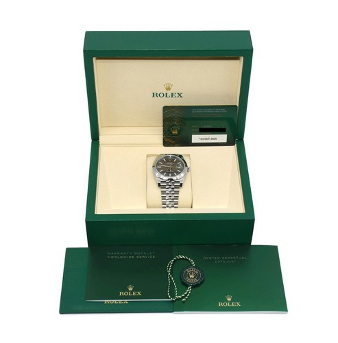 Rolex Datejust Staubless Montre en Acier 126300 - Photo 6 sur 6