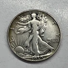 1939-D Walking Liberty 1/2 dollar  Actual Coin Check My Store Out Silver Rising