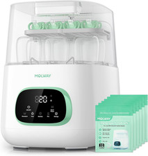 Upgraded Bottle Washer Pro, All-In-One Baby Bottle Washer and Sterilizer  Dryer