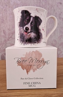 Bree Merryn Carson Collie Hund - Fine China Becher **Neu im Karton**