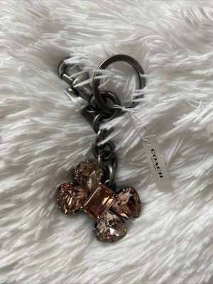 Coach crystal bow bag charm new arrivals
