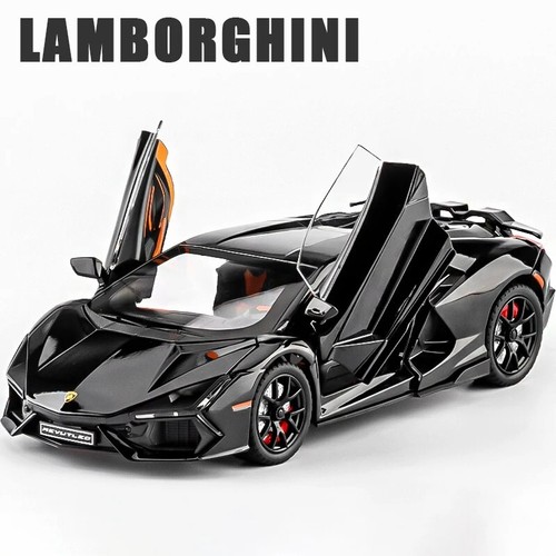 1:24 Lamborghini Revuelto Supercar Alloy Car Diecasts Toy with Sound and light - Picture 4 of 18