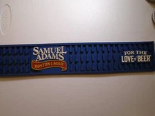 SAMUEL ADAMS RUBBER BAR MAT, BAR SUPPLIES, BREWERIANA  (  SAMUEL ADAMS BAR MAT )