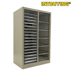 24 Drawer Filing Cabinet Office Document Paper Storage File Container