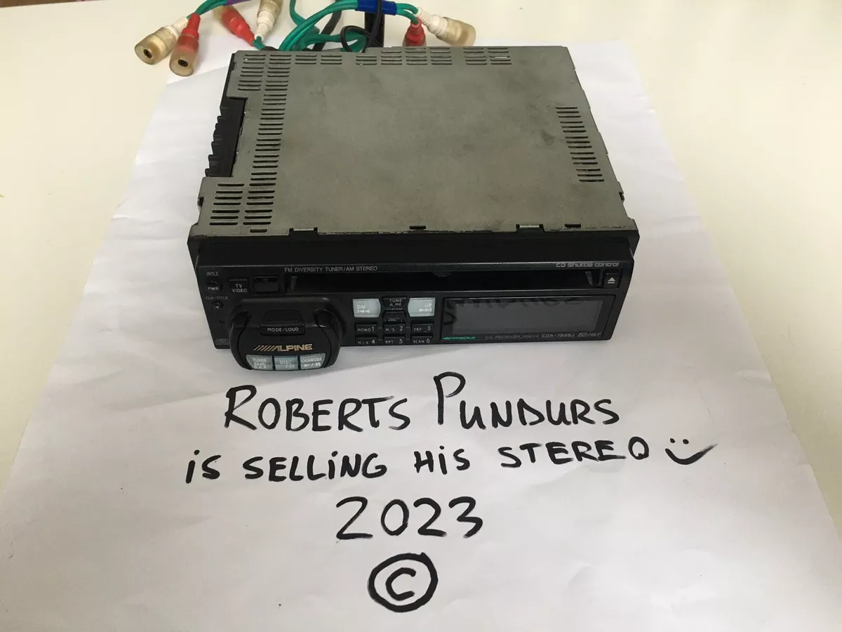 Alpine CDA-7835J CD player/radio FOR PARTS ONLY