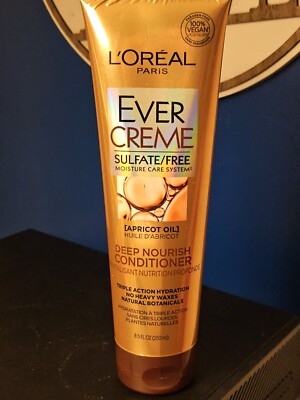 L'Oreal Ever Creme Deep Nourishing Conditioner 8.5 oz Apricot Oil RARE