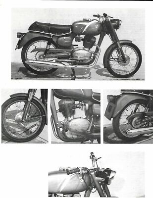 Capriolo 125 Road Test reprint Cycle World magazine Cosmopolitan Motors brochure