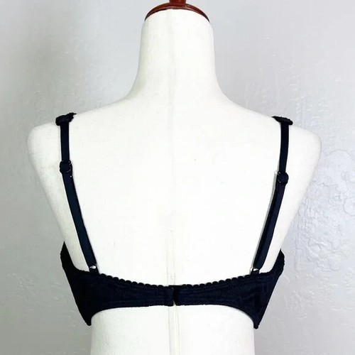 Top de bikini de ganchillo negro con aros SOMA para mujer talla XL - Imagen 2 de 11